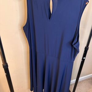 Ashley Stewart Navy Blue Dress